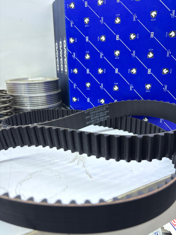 نمای نزدیک دندانههای تسمه تایم رایکالتون TU5